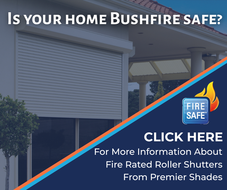 Choose aluminium roller shutters for fantastic insulation, noise and light reduction. Bush fire and cyclone safe roller shutters are available.