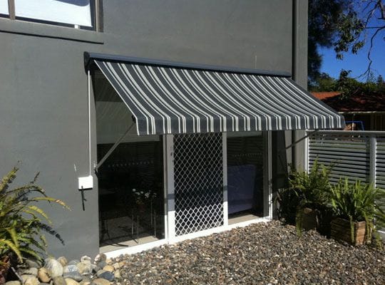 Reskining an existing outdoor blind or Awning can add value and modernize the home