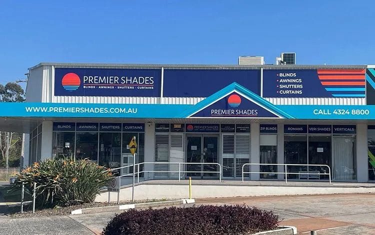 Premier Shades Showroom Central Coast Exterior
