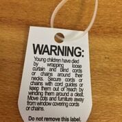 Child Safety Warning Labels - 20pk Child Safety Warning Labels - 20pk