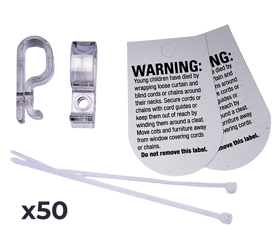 Child Safety Lock & Label - Blind Chains Bulk 50pk (Screws Not Included)