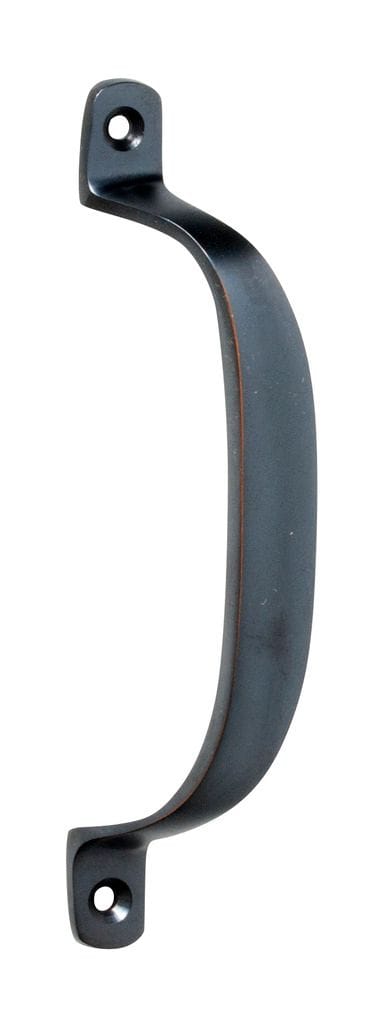 Offset Pull Handle Antique Copper 130mm