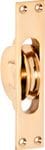 Sash Pulley Polished Brass