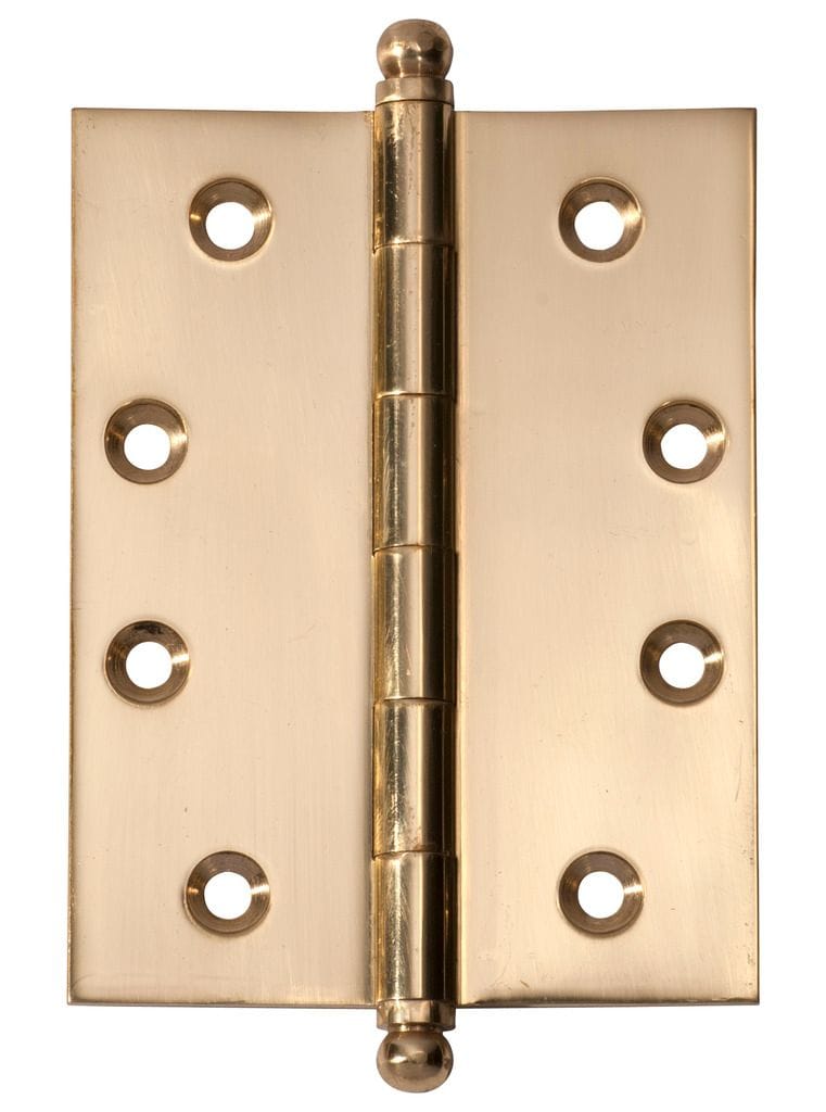 Hinge - Loose Pin Polished Brass 100mm x 75mm
