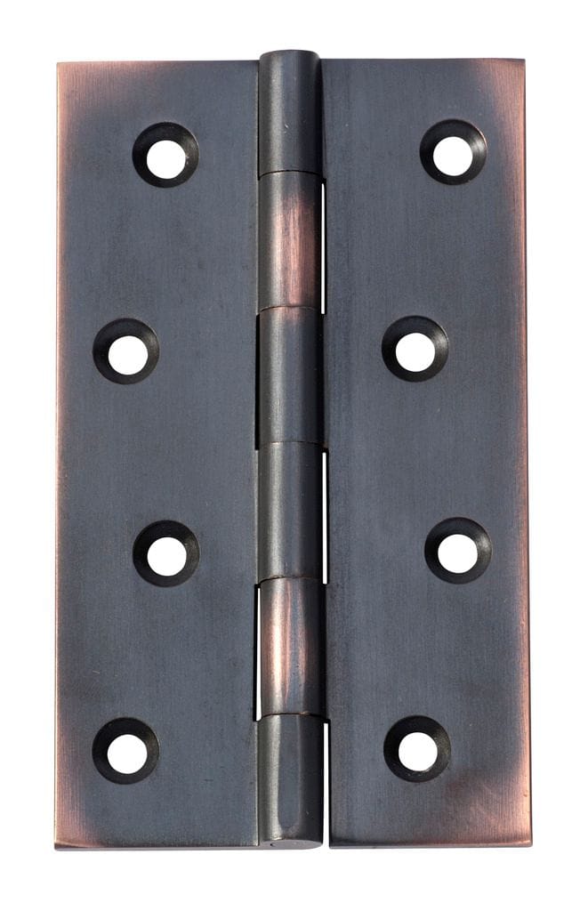 Hinge - Fixed Pin Antique Copper 100mm x 60mm