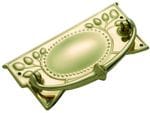 Cabinet Handle - Edwardian Large Polished Brass