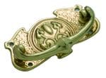 Cabinet Handle - Nouveau Small Polished Brass