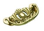 Cabinet Handle - Victorian Small Polished Brass