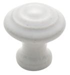 Porcelain Knob Domed White 25mm