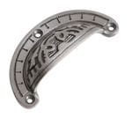 Drawer Pull Ornate Classic Polished Metal