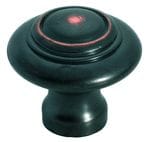 Cupboard Knob Domed Antique Copper 32mm