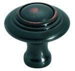 Cupboard Knob Domed Antique Copper 38mm