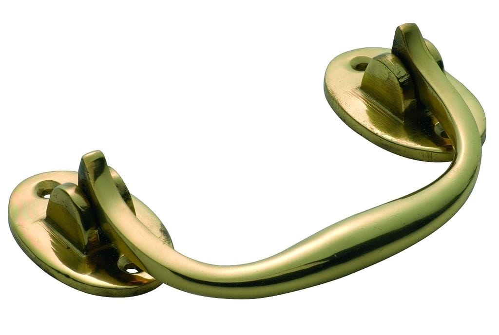 Trunk Handle Polished Brass