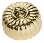 Fluted Switch Polished Brass