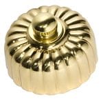 Fluted Dimmer LED Polished Brass