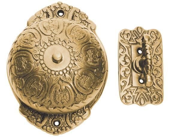 Ornate Turn Bell Polished Brass