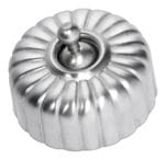 Fluted Switch Satin Chrome