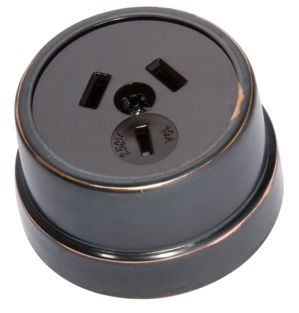 Traditional Socket Antique Copper/Brown