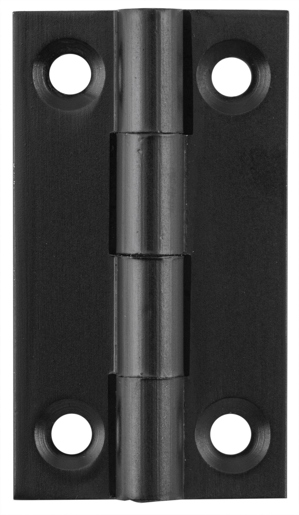 Hinge - Fixed Pin Matt Black 38mm x 22mm