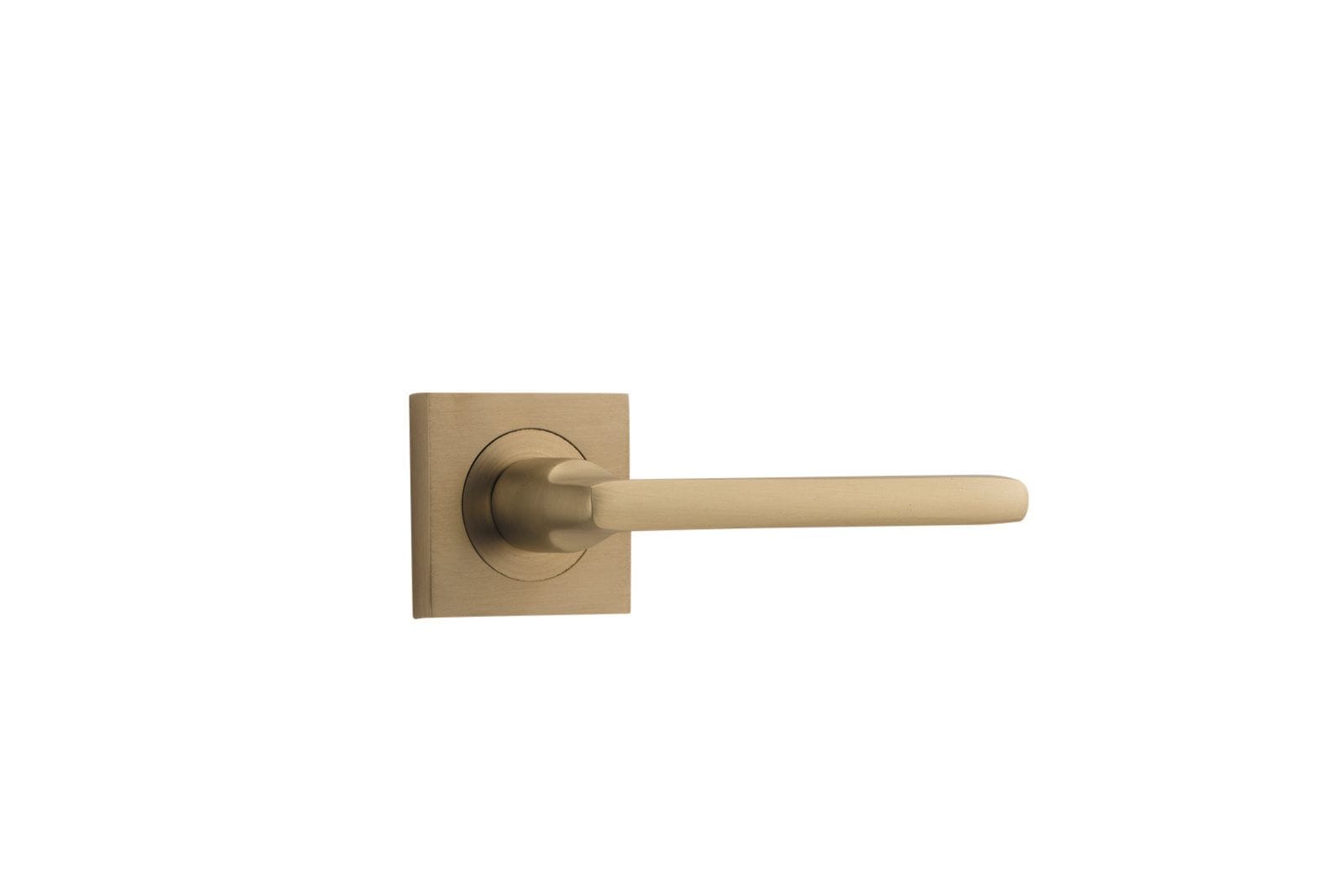 Baltimore Lever on Square Rose Brushed Brass
