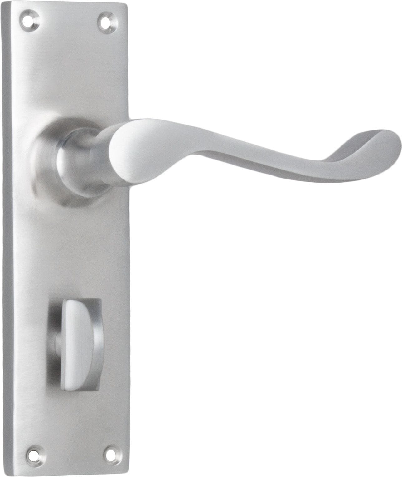 Victorian Lever Privacy Satin Chrome