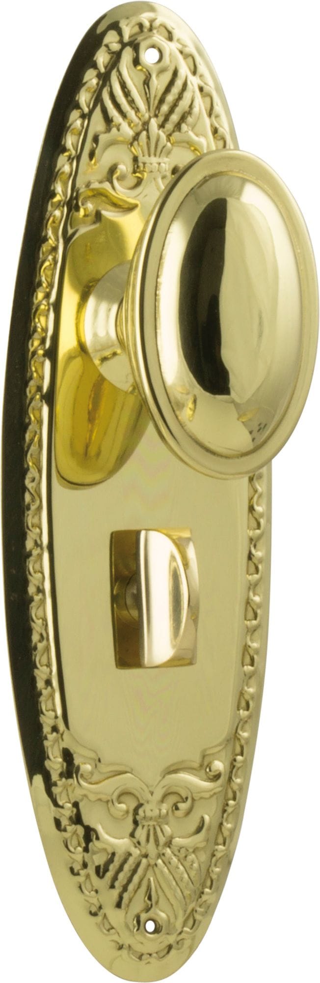 Fitzroy Knob Privacy Polished Brass