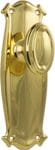 Bungalow Knob Latch Polished Brass
