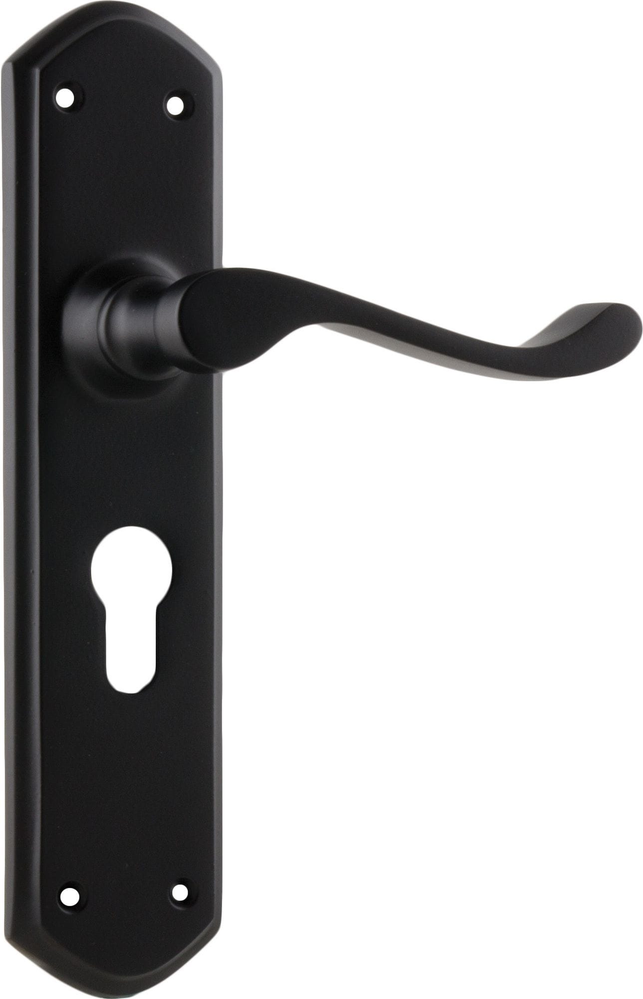 Windsor Lever Euro Matt Black