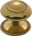 Georgian Cupboard Knob Polished Brass 50mm