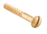 Screw - Domed Head Polished Brass 6g x 25mm (50 pack)