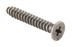 Screw - Hinge Stainless Steel Rumbled Nickel 10g x 32mm (50 pack)
