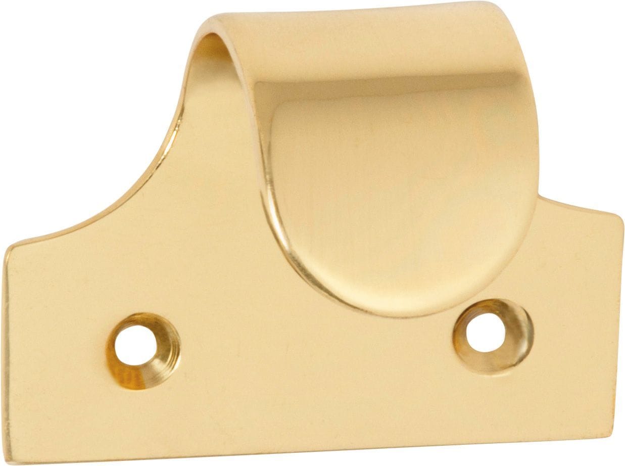 Sash Lift - Classic Unlacquered Polished Brass