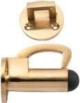 Door Stop - Hook Polished Brass
