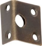 Right Angle Keeper - 7.5mm Bolt Antique Brass