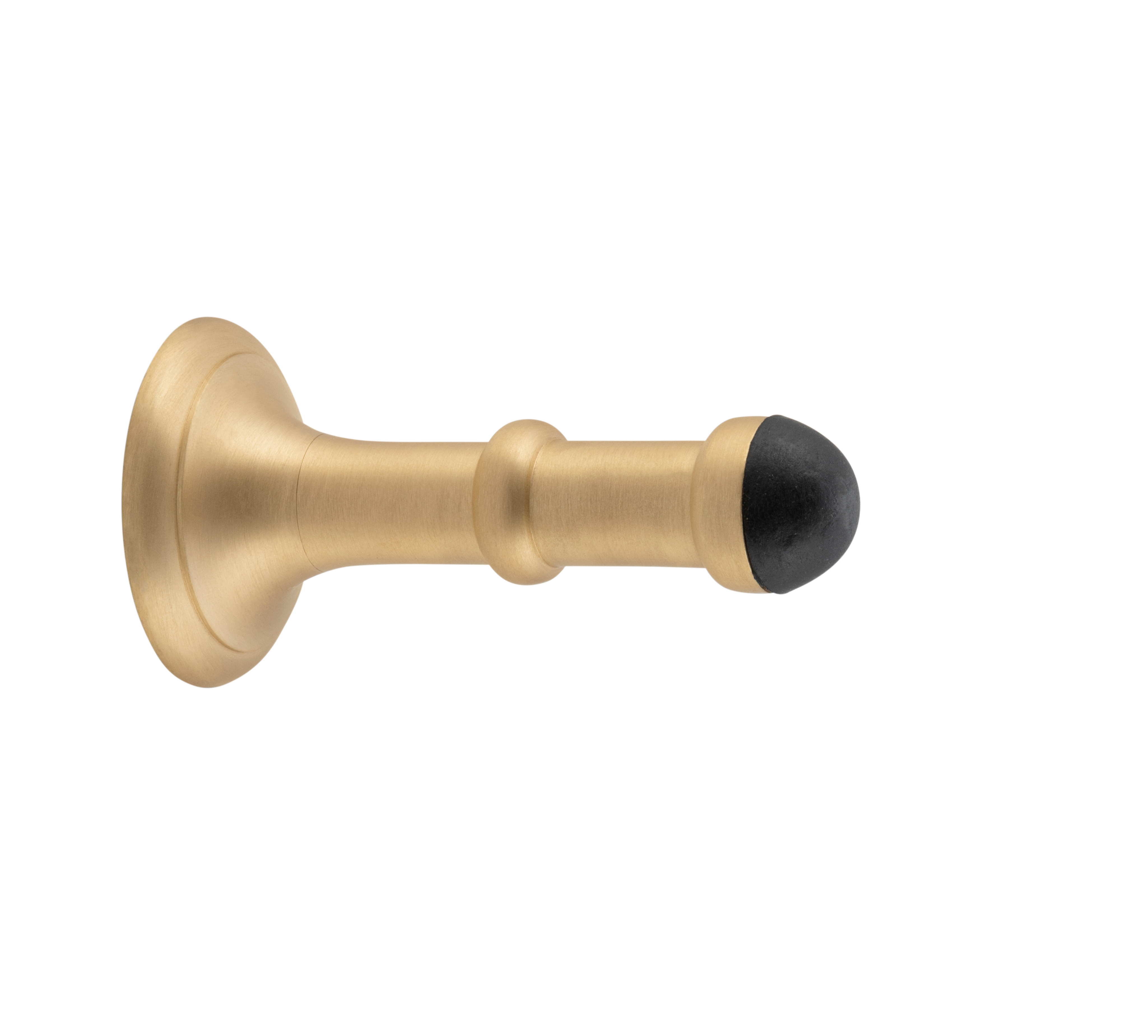 Door Stop - Concealed Fix Satin Brass 80mm