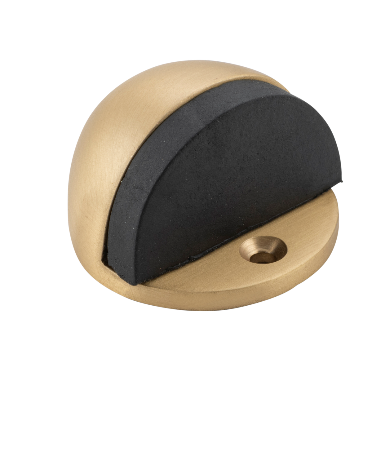Door Stop - Oval Satin Brass