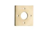 Adaptor Plate (Pair) Square Polished Brass