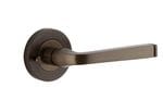 Annecy Lever on Rose with Inbuilt Privacy Signature Brass