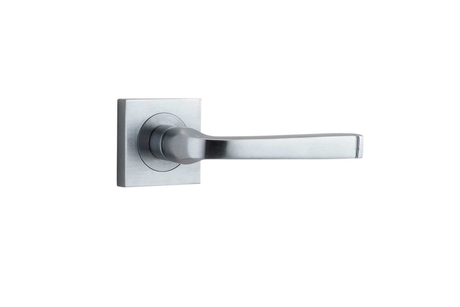 Annecy Lever on Square Rose Brushed Chrome