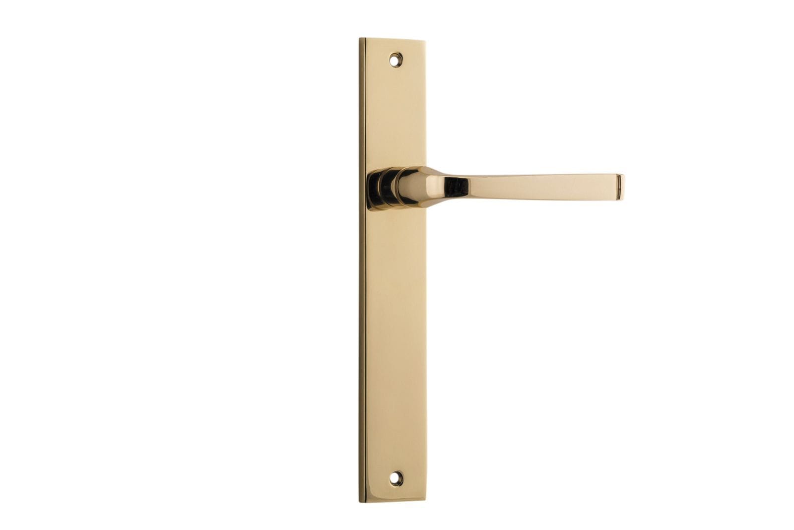 Annecy Lever Latch Rectangular Polished Brass