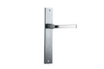 Annecy Lever Latch Rectangular Brushed Chrome