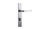 Annecy Lever Privacy 85mm Rectangular Brushed Chrome