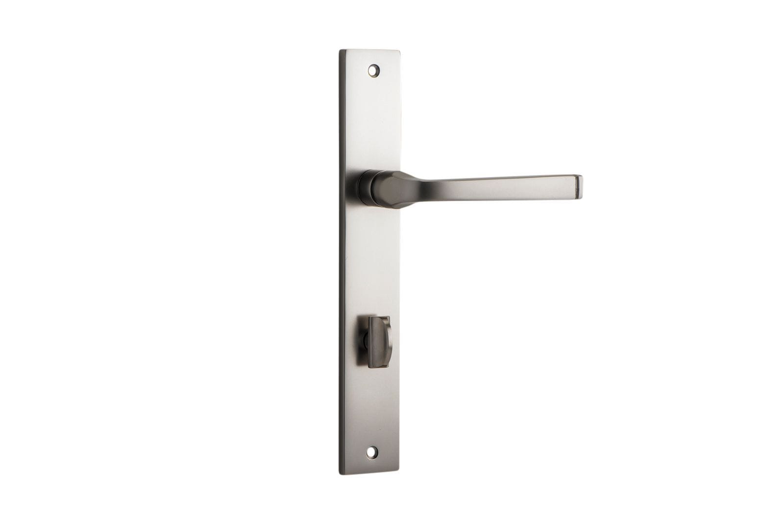 Annecy Lever Privacy 85mm Rectangular Satin Nickel