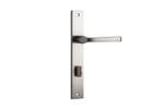 Annecy Lever Privacy 85mm Rectangular Satin Nickel