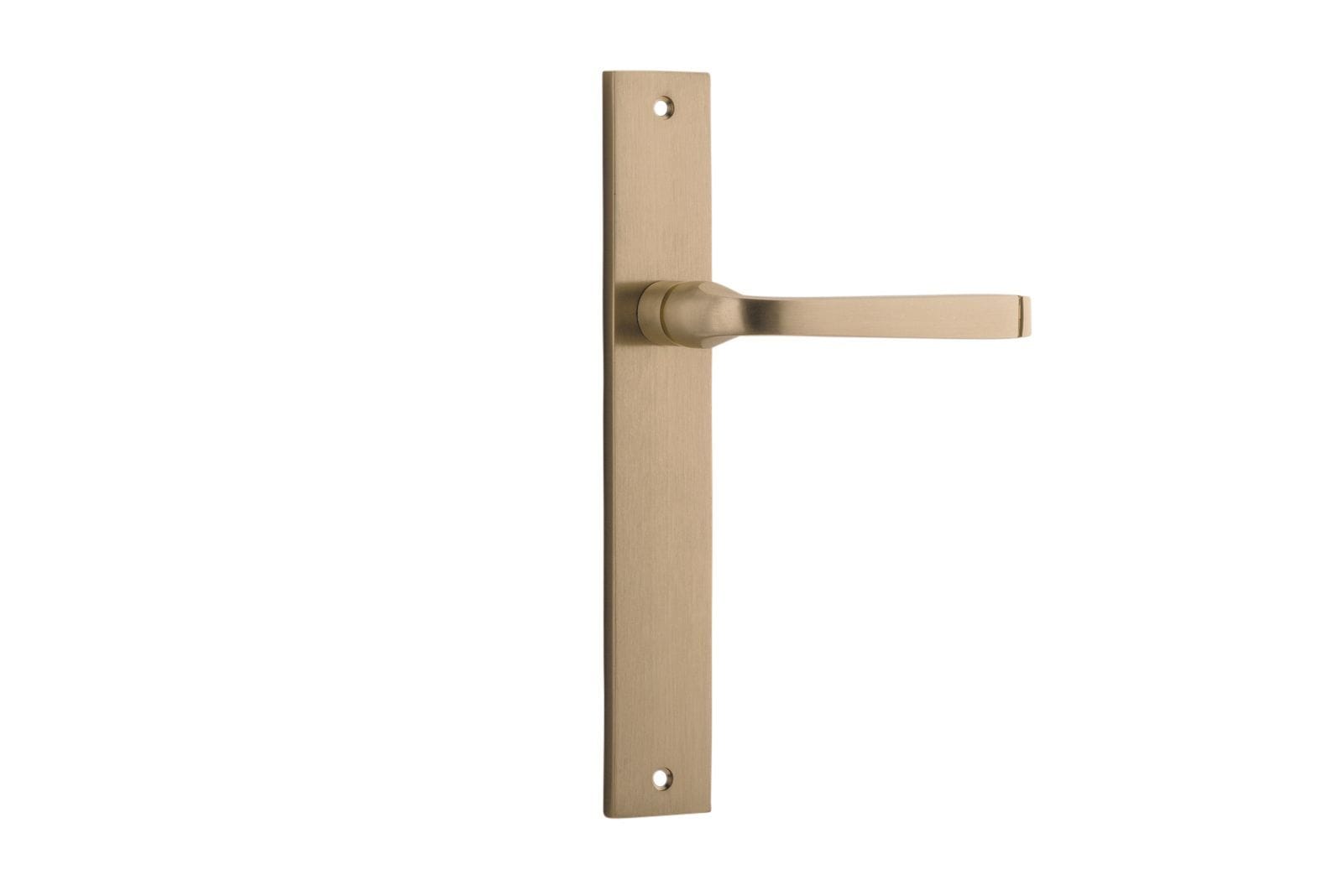 Annecy Lever Latch Rectangular Brushed Brass