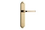 Annecy Lever Latch Shouldered Polished Brass