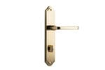 Annecy Lever Privacy 85mm Shouldered Polished Brass