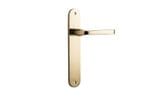 Annecy Lever Latch Oval Polished Brass