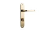 Annecy Lever Privacy 85mm Oval Polished Brass