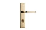 Annecy Lever Privacy 85mm Stepped Polished Brass
